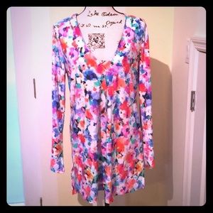 Kenneth Cole Reaction Floral Swim Dress/Cover up